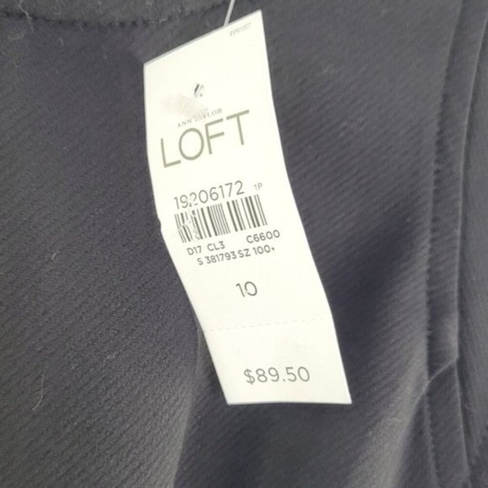 LOFT black sleeveless dress Size 10 NWT - Picture 4 of 5